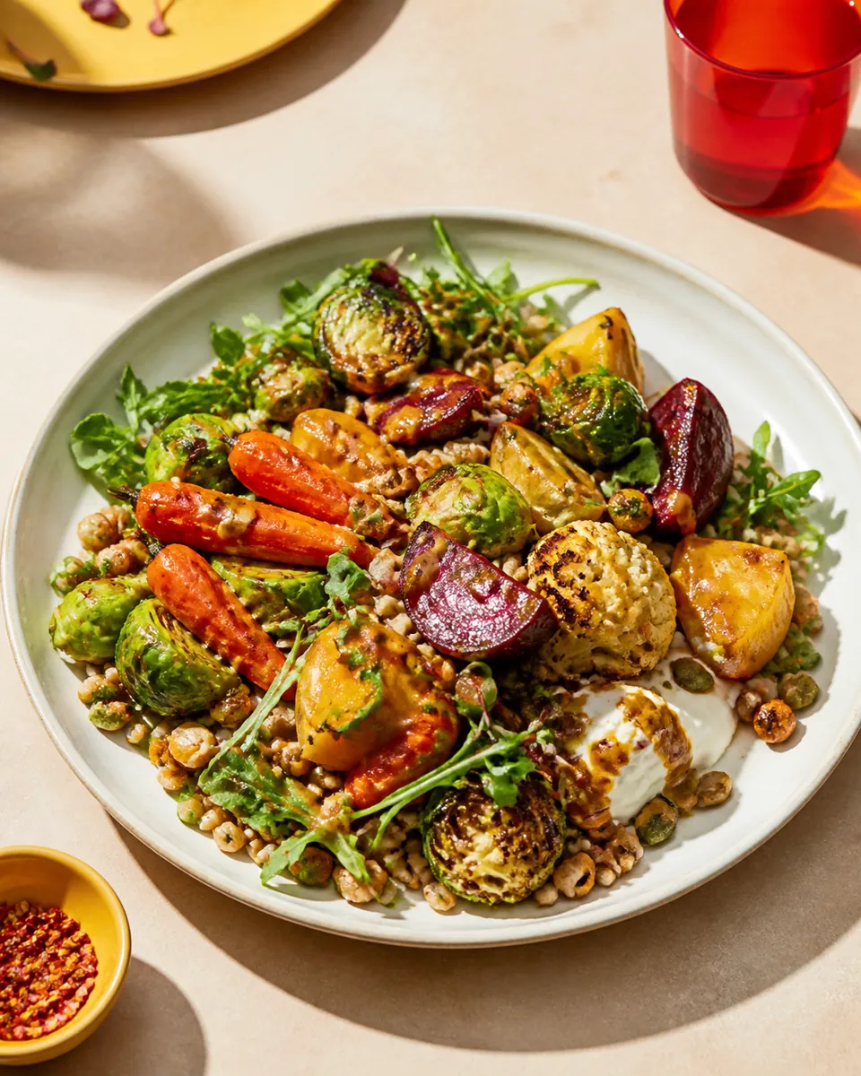 Unbranded concept photograph of a colourful plated meal; not a confirmed Tini menu item.